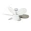 Orion AC Ceiling Fan with Light White-Ash thumbnail 1
