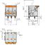 PCB terminal block lever 6 mm² gray thumbnail 3