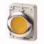Illuminated pushbutton actuator, RMQ-Titan, Flat, momentary, yellow, inscribed, Metal bezel thumbnail 1