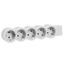MOES STD SCH 5X2P+E WITHOUT CABLE WHITE/GREY thumbnail 5