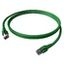 Patchcord RJ45 shielded Cat.6a 10GB, LS0H, green,   5.0m thumbnail 4