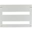 Front plate 45mm-Device cutout for 33 Module units per row, 1 row, grey thumbnail 2