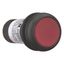 Illuminated pushbutton actuator, Flat, maintained, 1 NC, Screw connection, LED Red, red, Blank, 24 V AC/DC, Bezel: black thumbnail 10