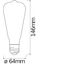 SMART+ Filament Edison Dimmable 6W 824 230V FIL GD E27 thumbnail 8
