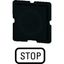 Button plate, black, STOP thumbnail 6