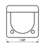 Centre plate with knob room thermostat CD1749BFBR thumbnail 10