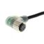 Sensor cable, M12 right-angle socket (female), 4-poles, A coded, PUR f thumbnail 3