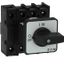 On-Off switch, P1, 40 A, flush mounting, 3 pole + N, with black thumb grip and front plate thumbnail 2