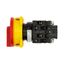 Main switch, T0, 20 A, flush mounting, 2 contact unit(s), 3 pole, 1 N/O, Emergency switching off function, With red rotary handle and yellow locking r thumbnail 18