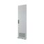 Section door, ventilated IP31, hinges right, HxW = 1800 x 425mm, grey thumbnail 3