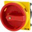Main switch, P3, 63 A, rear mounting, 3 pole, Emergency switching off function, With red rotary handle and yellow locking ring, Lockable in the 0 (Off thumbnail 44
