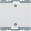 Blind plug with centre plate and screw fastening Arsys polar white, gl thumbnail 1