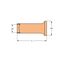 Ferrule Sleeve for 16 mm² / AWG 6 uninsulated brown metallic thumbnail 3