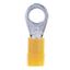 Insulated ring connector terminal M5 yellow, 4-6mmý thumbnail 2