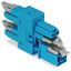 3-way distribution connector 2-pole Cod. I blue thumbnail 2