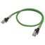 Ethernet patch cable, S/FTP, Cat.5, PUR (Green), 15 m thumbnail 1