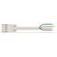 pre-assembled connecting cable;Eca;Plug/open-ended;white thumbnail 1