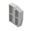 End and partition plate for terminals, 40 mm x 5.5 mm, grey thumbnail 1