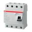 FH204 AC-25/0.03 Residual Current Circuit Breaker 4P AC type 30 mA thumbnail 1