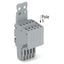 2-conductor female connector Push-in CAGE CLAMP® 1.5 mm² gray thumbnail 2