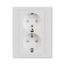 5522H-C03457 16 Outlet double Schuko shuttered thumbnail 1