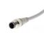 Sensor cable, M12 straight plug (male), 4-poles, A coded, PVC fire-ret thumbnail 2