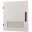 Door to switchgear area, ventilated, right, IP30, HxW=600x1100mm, grey thumbnail 1