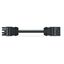 pre-assembled interconnecting cable Eca Socket/plug black thumbnail 2