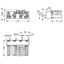 Socket for PCBs straight 4-pole gray thumbnail 9