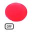 Button lens, flat red, OFF thumbnail 4