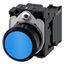 Pushbutton, 22 mm, round, plastic, blue, pushbutton, flat, momentary  3SU1100-0AB50-1BA0-Z X90 thumbnail 2