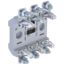 Fuse-base, LV, 160 A, AC 690 V, NH00, 3P, IEC, integral base moulding, DIN rail mount thumbnail 7