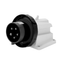 90° ANGLED SURFACE MOUNTING INLET - IP67 - 3P+E 32A 480-500V 50/60HZ - BLACK - 7H - SCREW WIRING thumbnail 1