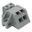 1-conductor female connector, angled CAGE CLAMP® 2.5 mm² gray thumbnail 5