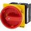 Main switch, T3, 32 A, flush mounting, 2 contact unit(s), 3 pole + N, Emergency switching off function, With red rotary handle and yellow locking ring thumbnail 11