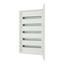 Complete flush-mounted flat distribution board with window, white, 24 SU per row, 5 rows, type P thumbnail 3