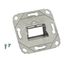 Module insert empty for 1 or 2 HSL-/HSP-modules, angled, UAE thumbnail 6