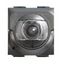Flush mounted 2 wire indoor colour camera, black 391657 thumbnail 1