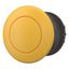Mushroom actuator, RMQ-Titan, Mushroom, momentary, Mushroom yellow, yellow, Blank, Bezel: black thumbnail 5