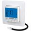 Flush-mounted thermostat as a room controller with limiter function, AC 230V, 1NO contact, 10 A, blue backlighting thumbnail 1