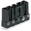 Plug for PCBs straight 5-pole black thumbnail 1