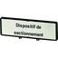 Clamp with label, For use with T5, T5B, P3, 88 x 27 mm, Inscribed with zSupply disconnecting devicez (IEC/EN 60204), Language French thumbnail 4