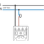 Base for N.O. or N.C. push button with 4 connection terminals, 10 A/25 thumbnail 2