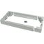 Plinth for cable connection baseframe, HxW=100x300mm, D=800mm, grey thumbnail 4