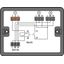 Distribution box Surge switch circuit 2 inputs black thumbnail 1
