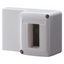 SELF-SUPPORTING DEVICE BOX  FOR SYSTEM DEVICE - FOR MINI TRUNKING - 1 GANG - WHITE RAL 9010 thumbnail 1