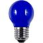LED E27 Fila Ball G45x75 230V 1W AC Blue Non-Dim thumbnail 1