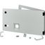 Opening metal front plate for drawer, NZM, ventilated, H=300mm, IP31, grey thumbnail 3