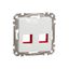 Sedna Design & Elements, plate KRONE cat5e 6 UTP, white thumbnail 2