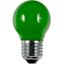 LED E27 Fila Ball G45x75 230V 1W AC Green Non-Dim thumbnail 1